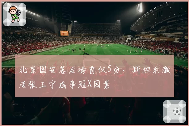 北京国安落后榜首仅5分,斯坦利激活张玉宁成争冠X因素